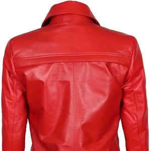 I’m selling a red leather. It’s waist size length. It fits like a shirt.